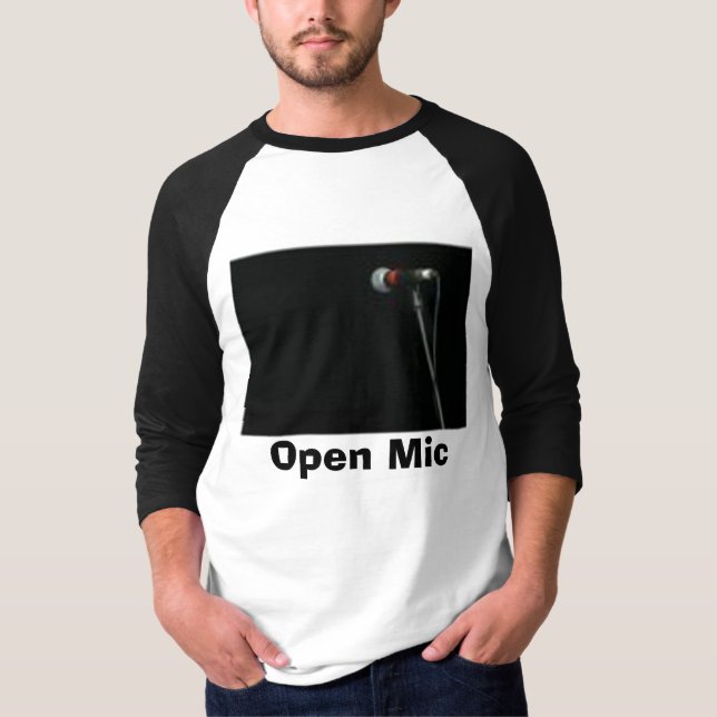 Open Mic  T-Shirt (Front)