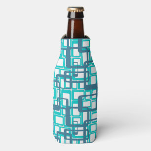 Open Mid-Century Modern Rectangles Bottle Cooler