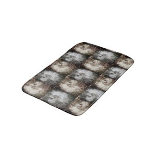 Open Milkweed Pods Seeds with Silk Filters Bath Mat