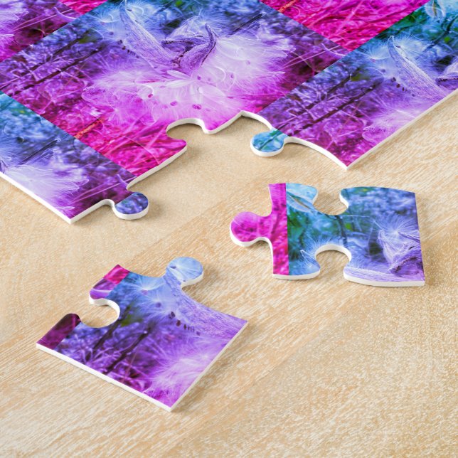Open Milkweed Pods | Seeds with Silk | Miami Jigsaw Puzzle (Side)