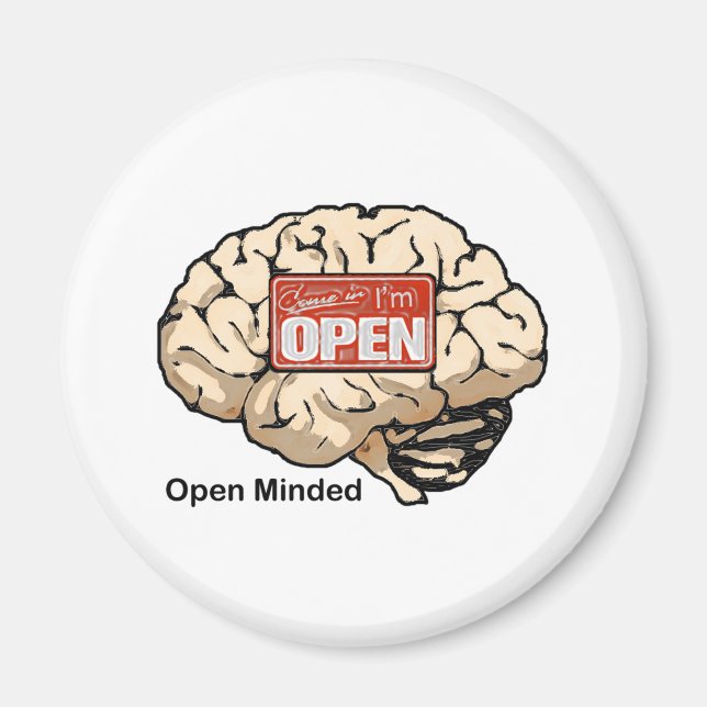 Open Minded Magnet (Front)