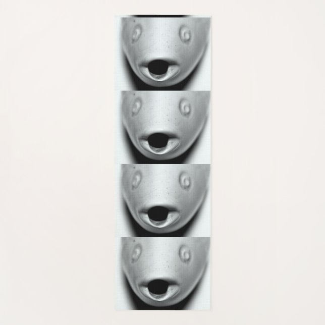 Open Mouth Fish Face Thunder_Cove Yoga Mat (Front)