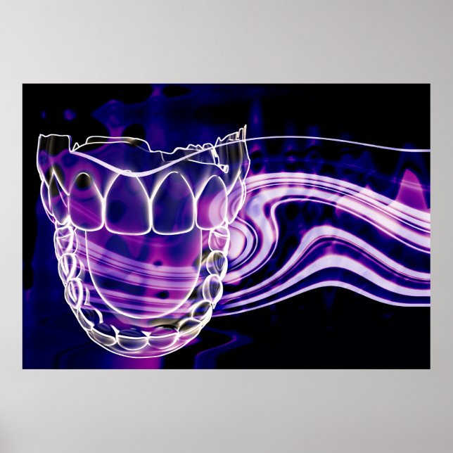 Open Mouth Fresh Breath Dentist Poster (Front)