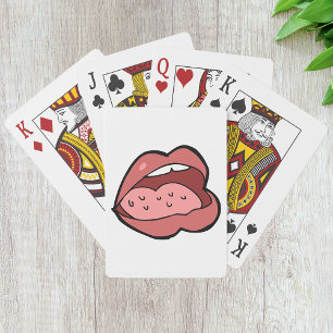 Open Mouth Playing Cards