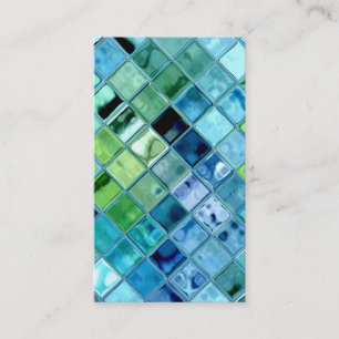 Open Ocean customisable template business cards