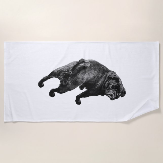 Open Perspective, Playful Ray Beach Towel (Front)
