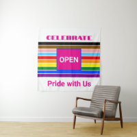 Open Pride Ally Rainbow Progress LGBT LGBTQ