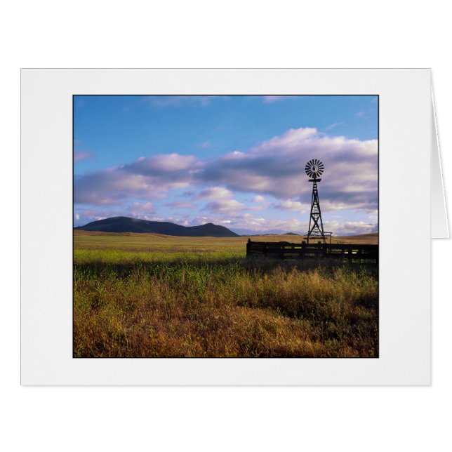 " Open Range Windmill " (Front Horizontal)