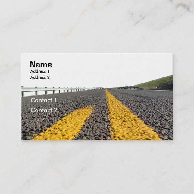 Open Road Business Card (Front)