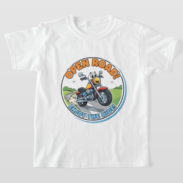 Open Road! Enjoy The Ride! T-Shirt (Laydown)