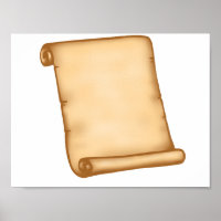 Open Scroll Poster