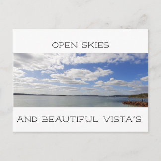 Open Skies Moving Postcard