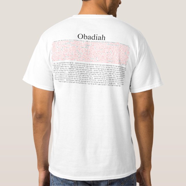 Open Source Translation Obadiah T-Shirt (Back)