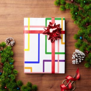 Open Squares Wrapping Paper