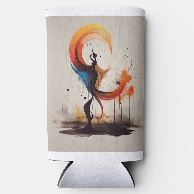 open to heart seltzer can cooler (Front)