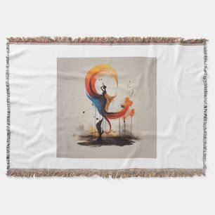 open to heart throw blanket