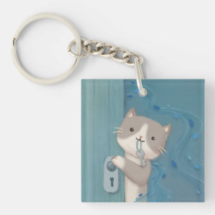 Open Up: Cat with Key Ring