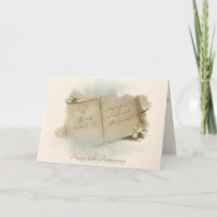 open vintage book for 50th Anniversary