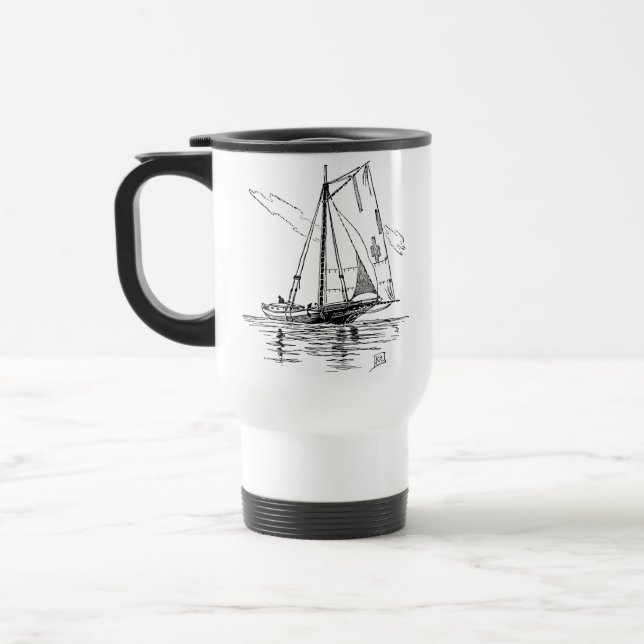Open Water Series VI Travel Mug (Left)