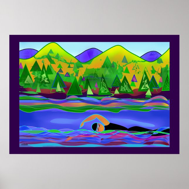 Open Water Solo Poster (Front)