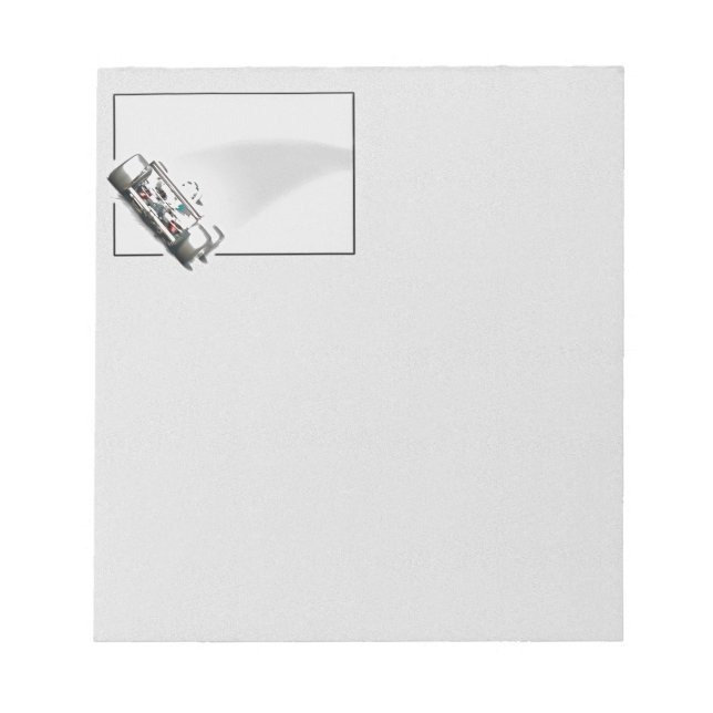 Open Wheel Racer Notepad (Front)