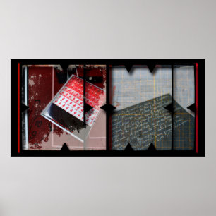 Open Work about Open Red 9 Photomontage Poster