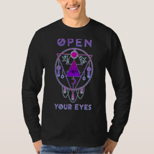 Open Your Eyes All Seeing Eye Occult Magic Mystic T-Shirt