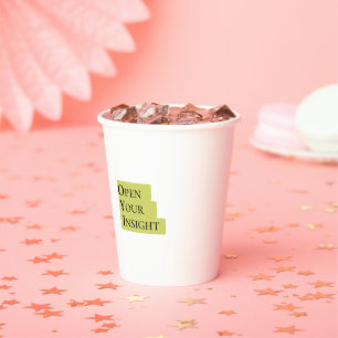 Open Your Insight   Inspirational Paper Cup Design