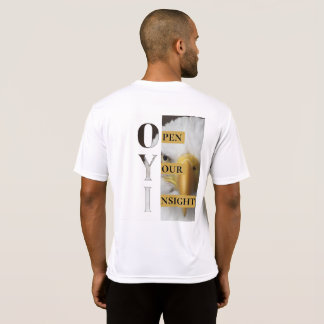 Open Your Insight – Men's Bold Minimalist T-Shirt 