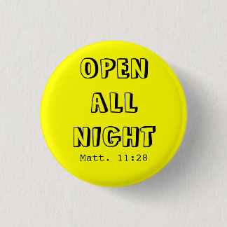 OPENALL NIGHT 3 CM ROUND BADGE