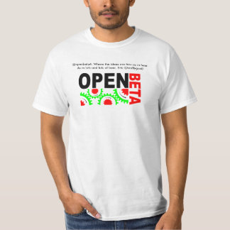 openbeta4, @openbeta4: Where the ideas are free... T-Shirt