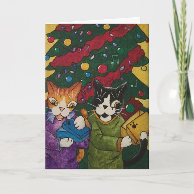 Opened Presents Holiday Card (Front)