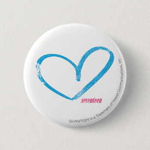 OpenHeart Aqua 6 Cm Round Badge