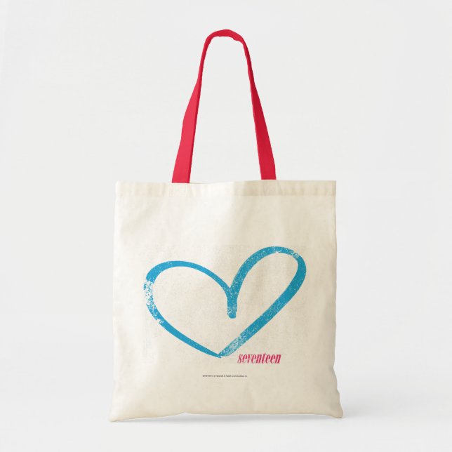 OpenHeart Aqua Tote Bag (Front)