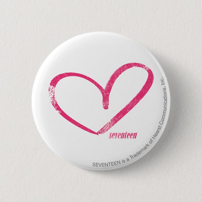 OpenHeart Magenta 6 Cm Round Badge (Front)