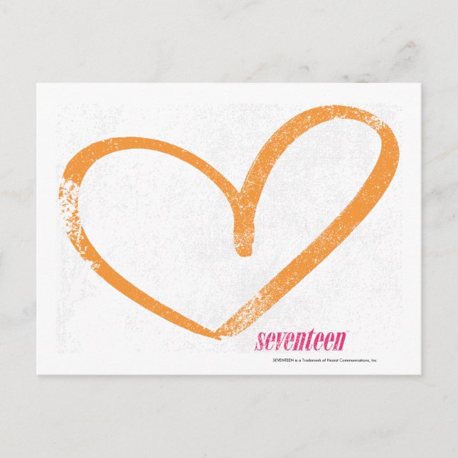 OpenHeart Orange Postcard (Front)