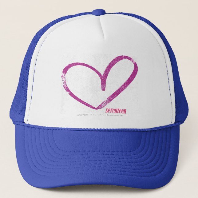 OpenHeart Purple Trucker Hat (Front)