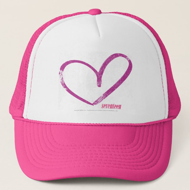 OpenHeart Purple Trucker Hat (Front)
