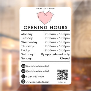 Opening Business Hours Bobby Pins Hairstylist