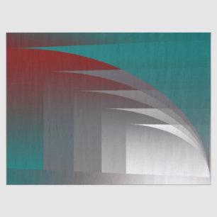 Opening curtains scene tissue paper