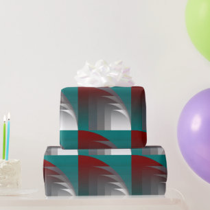 Opening curtains wrapping paper