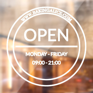 Opening hours Circle