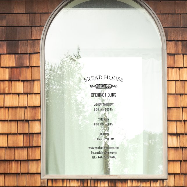 Opening Hours Local Bakery Shop  (Creator Uploaded)