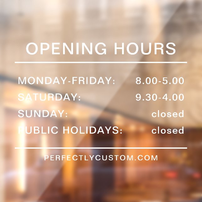 Opening hours white text transparent (Sheet 2)
