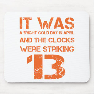 Opening Line of 1984 Mouse Pad