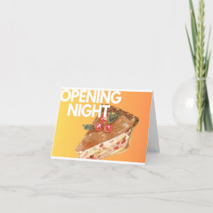 Opening Night Card 