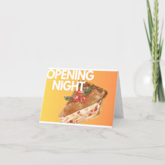 Opening Night Card 