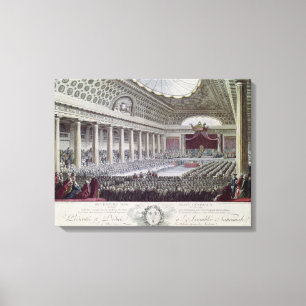 Opening of the Estates General at Versailles Canvas Print