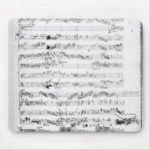 Opening page of the score of 'Les Paladins' Mouse Pad