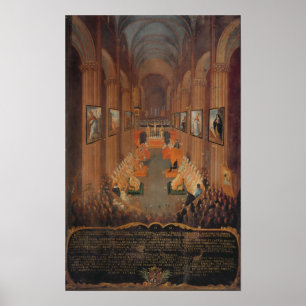 Opening session of the Council of Trent Poster